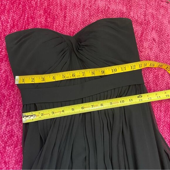Jenny Yoo Aidan Convertible Strapless Dress Black Size 2 - Picture 12 of 13